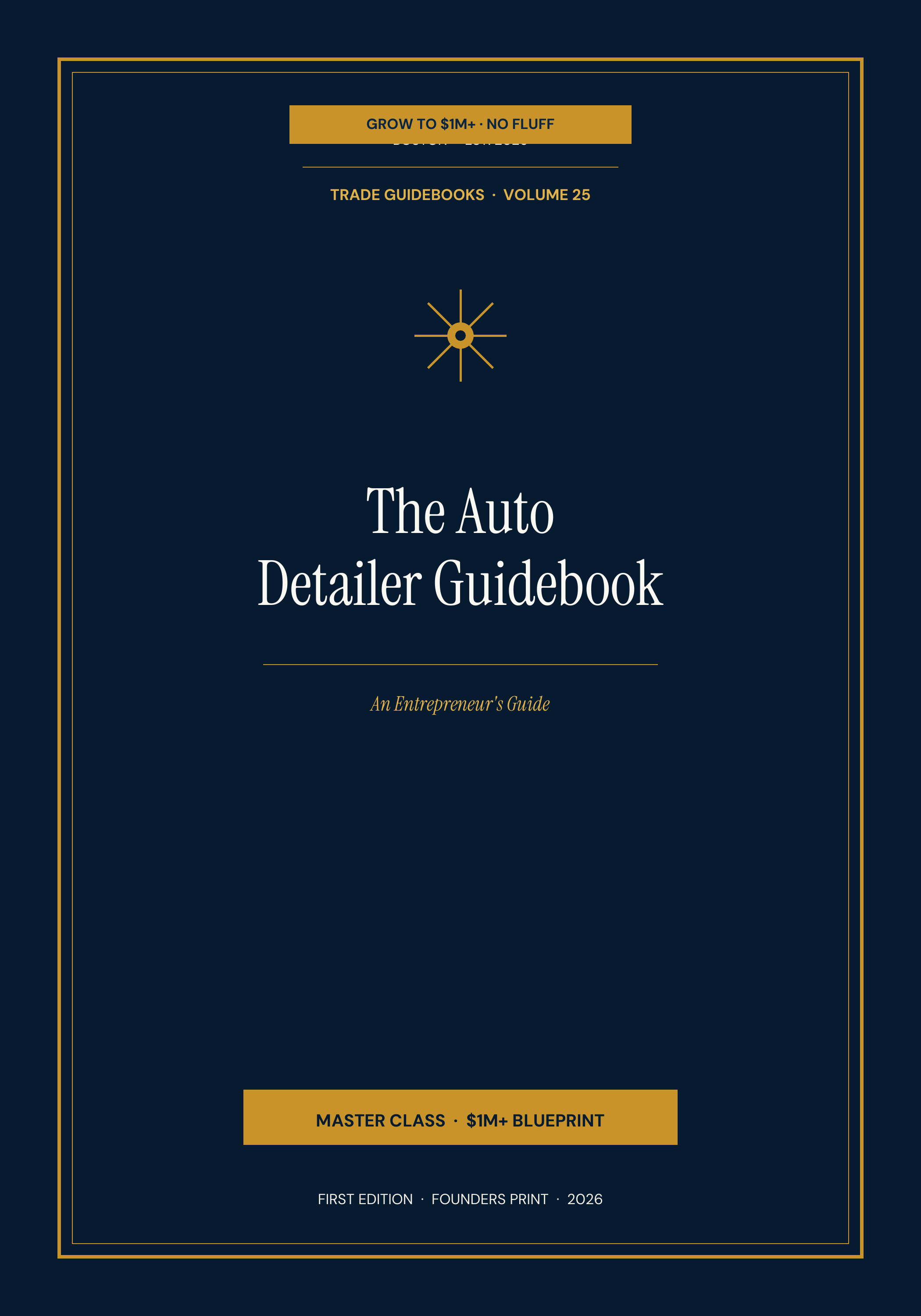 The Auto Detailer Guidebook
