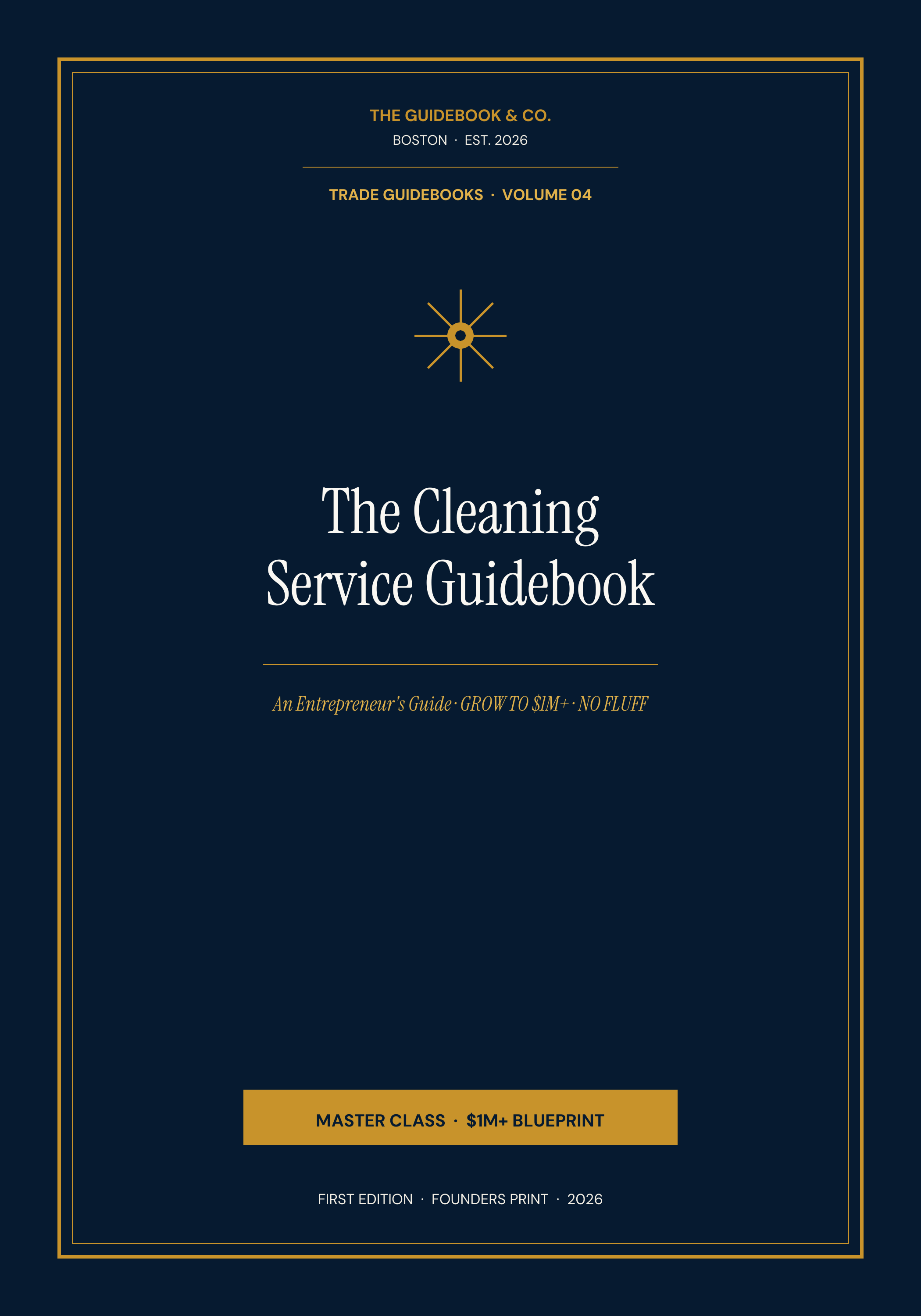 The Cleaning Service Guidebook