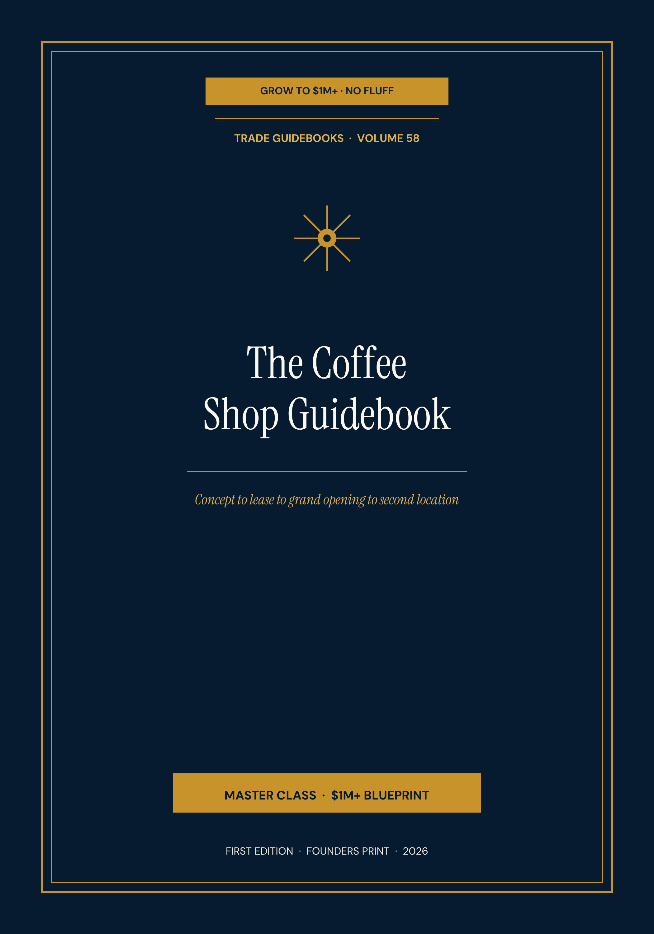 The Coffee Shop Guidebook