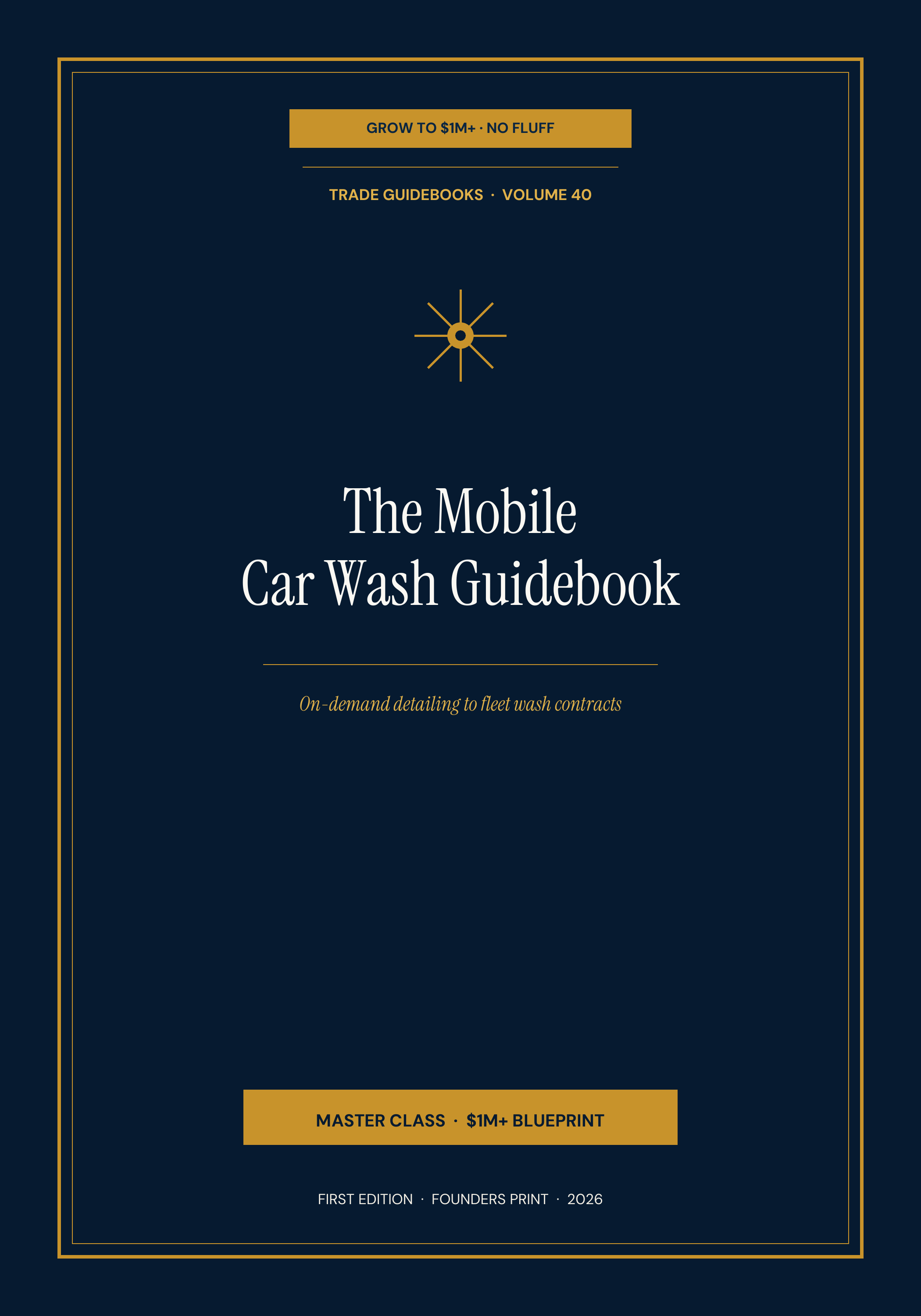 The Mobile Car Wash Guidebook